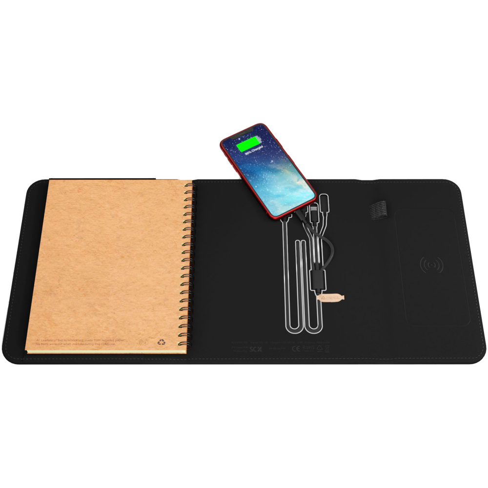 Rye Wireless Charging Notebook Portfolio - Warblington