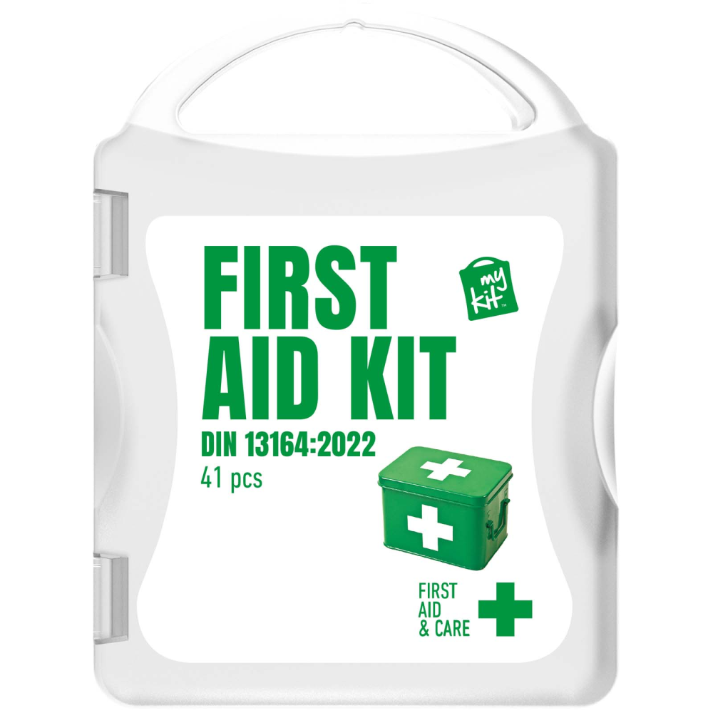 A first aid kit designed for use in cars, brought to you by Woodford - Aigburth