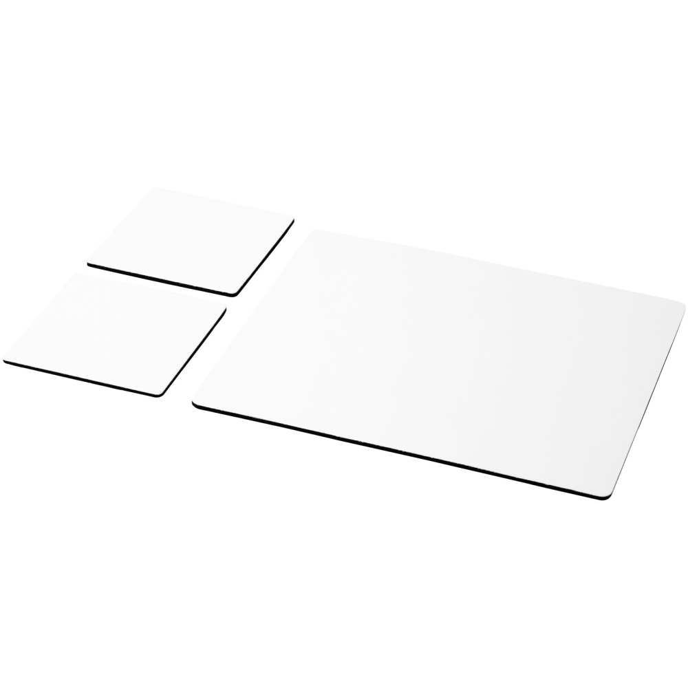 Q-Mat Mouse Mat and Coasters Set - Abbotskerswell - Ashton-under-Lyne