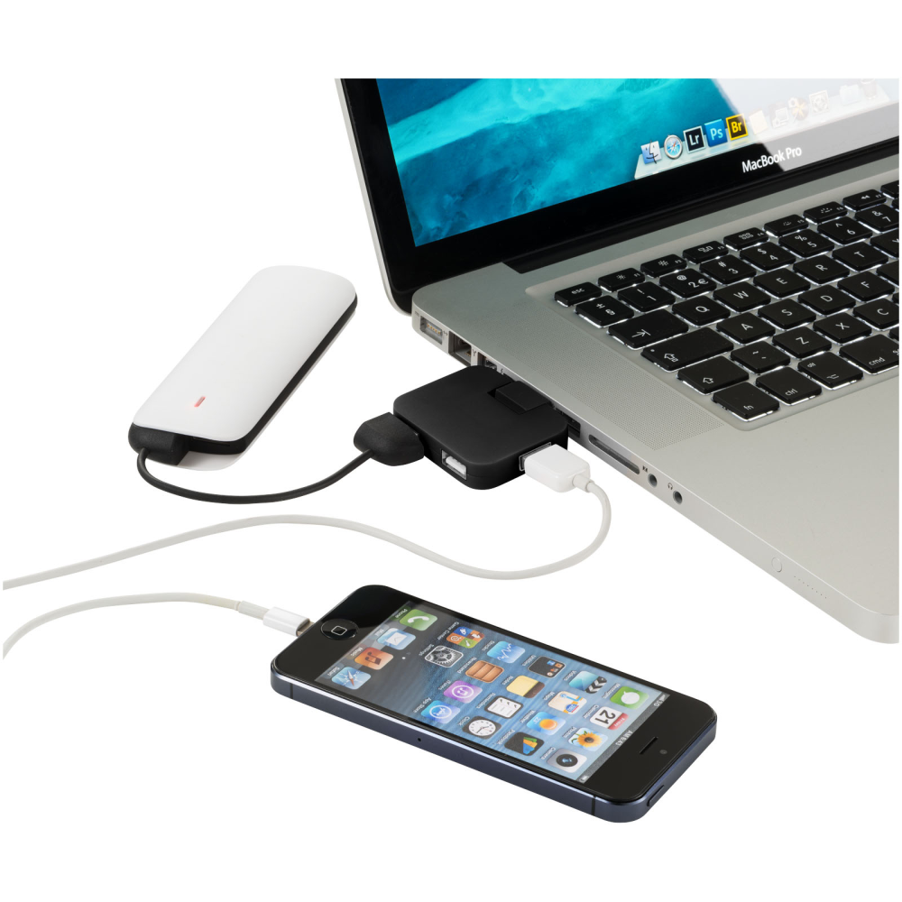 Faltbarer 4-Port USB Hub - Alpbach