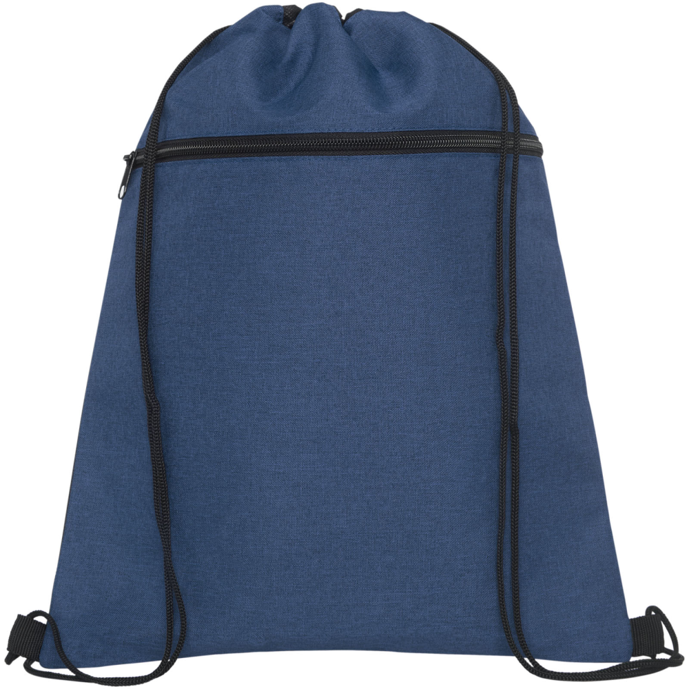 Heathered Black Drawstring Backpack - Shere - Tenterden
