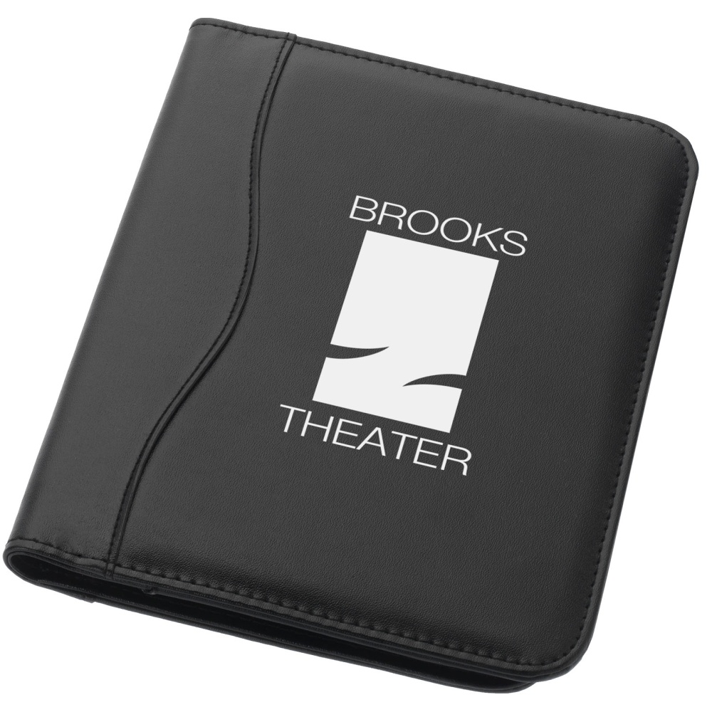 A portfolio style case designed to hold pens - Cuttlebrook