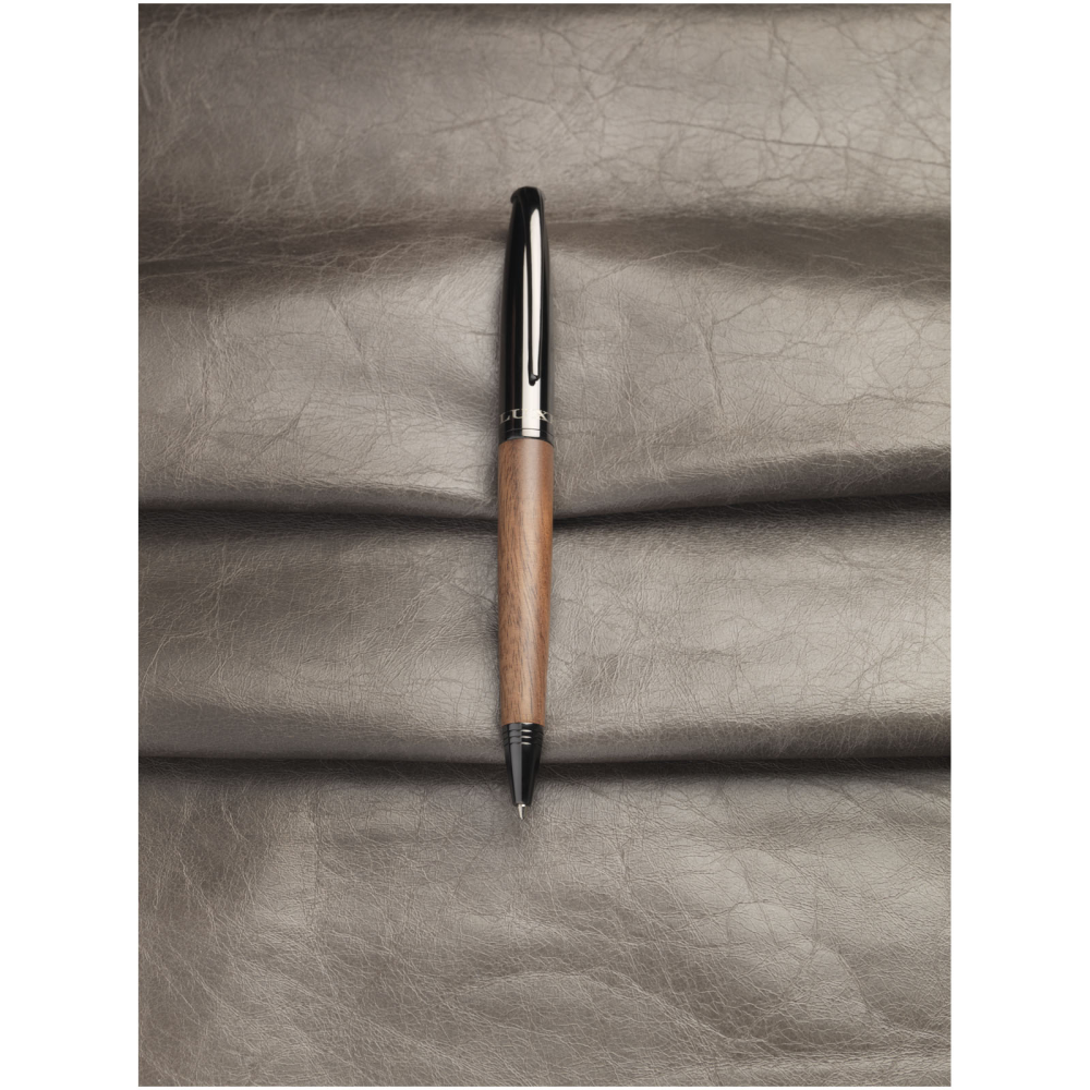 Loure wood barrel ballpoint pen - Little Hadham - Camelford