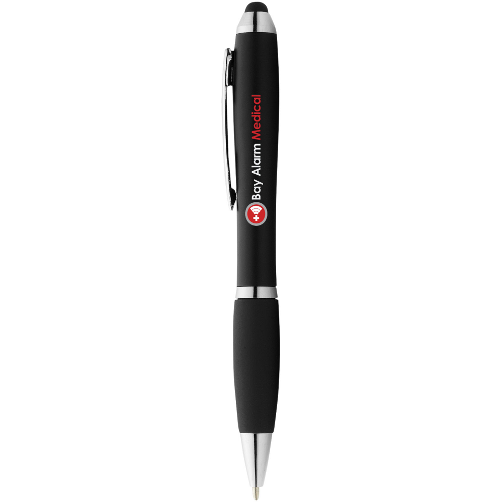 Nash colored stylus ballpoint pen with a black grip - Hambleden - Altcar
