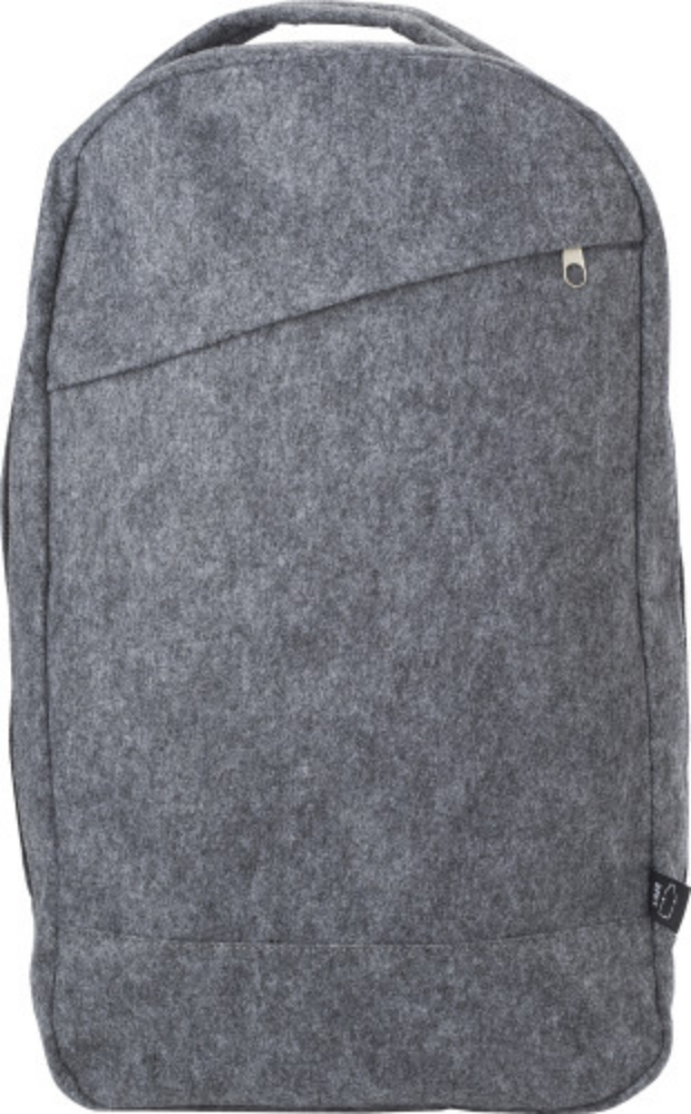 Fulmodeston RPET Felt Backpack with Zipper - Alne