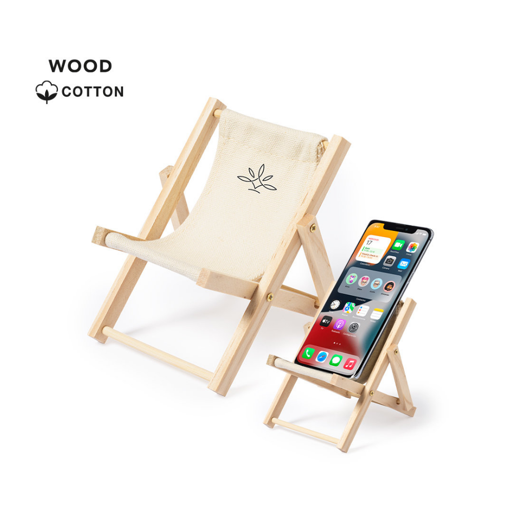 Foldable wooden phone holder - Ewhurst model - Eccles
