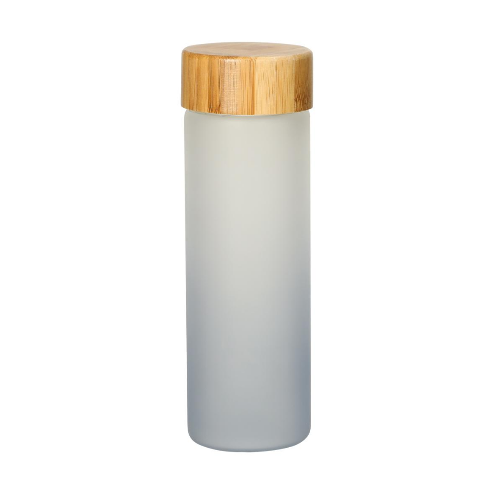 Botella de Vidrio de Bambú Gradiente Místico - Oxford - Méntrida