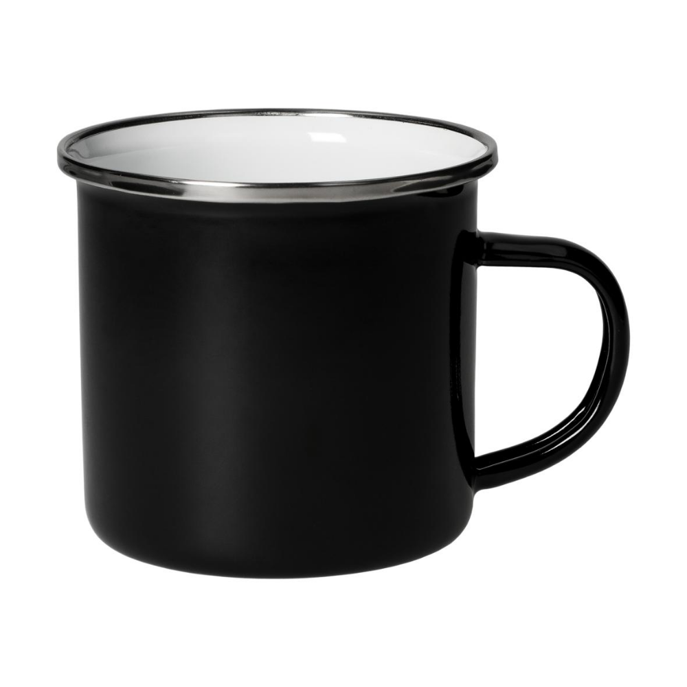 Retro-Emaille-Stahl-Kaffeetasse