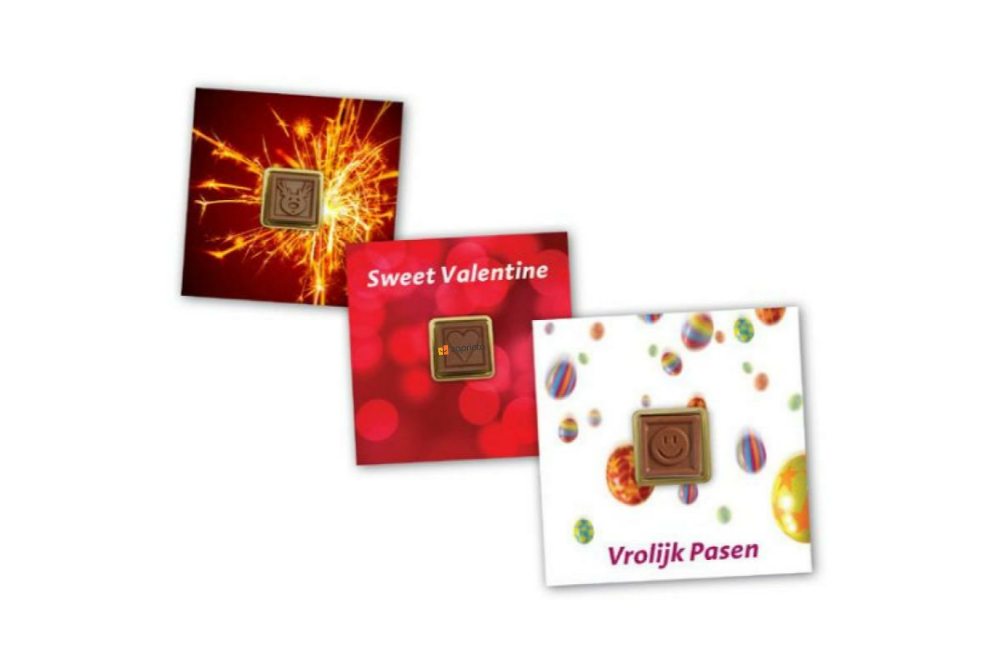 Personalisierte Schokoladenkarte
