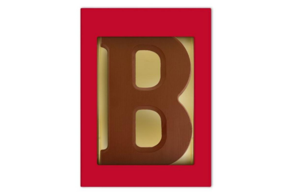 Nachhaltige Schokoladenbuchstaben - Bärndorf