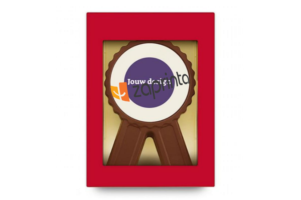 Médaille en chocolat personnalisée