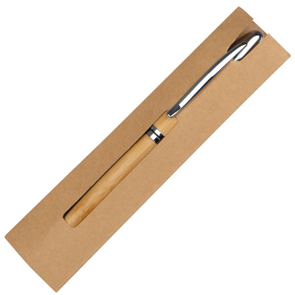 Bamboo twist ballpoint pen - Llanfair PG - Milton Abbas