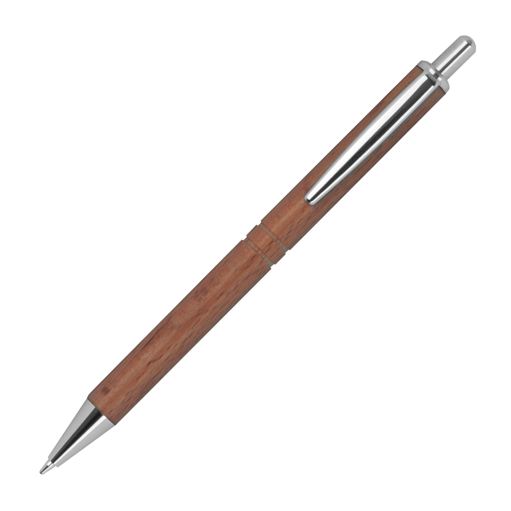 Blue wooden ballpoint pen with engraving - Ditchling - Newcastle upon Tyne