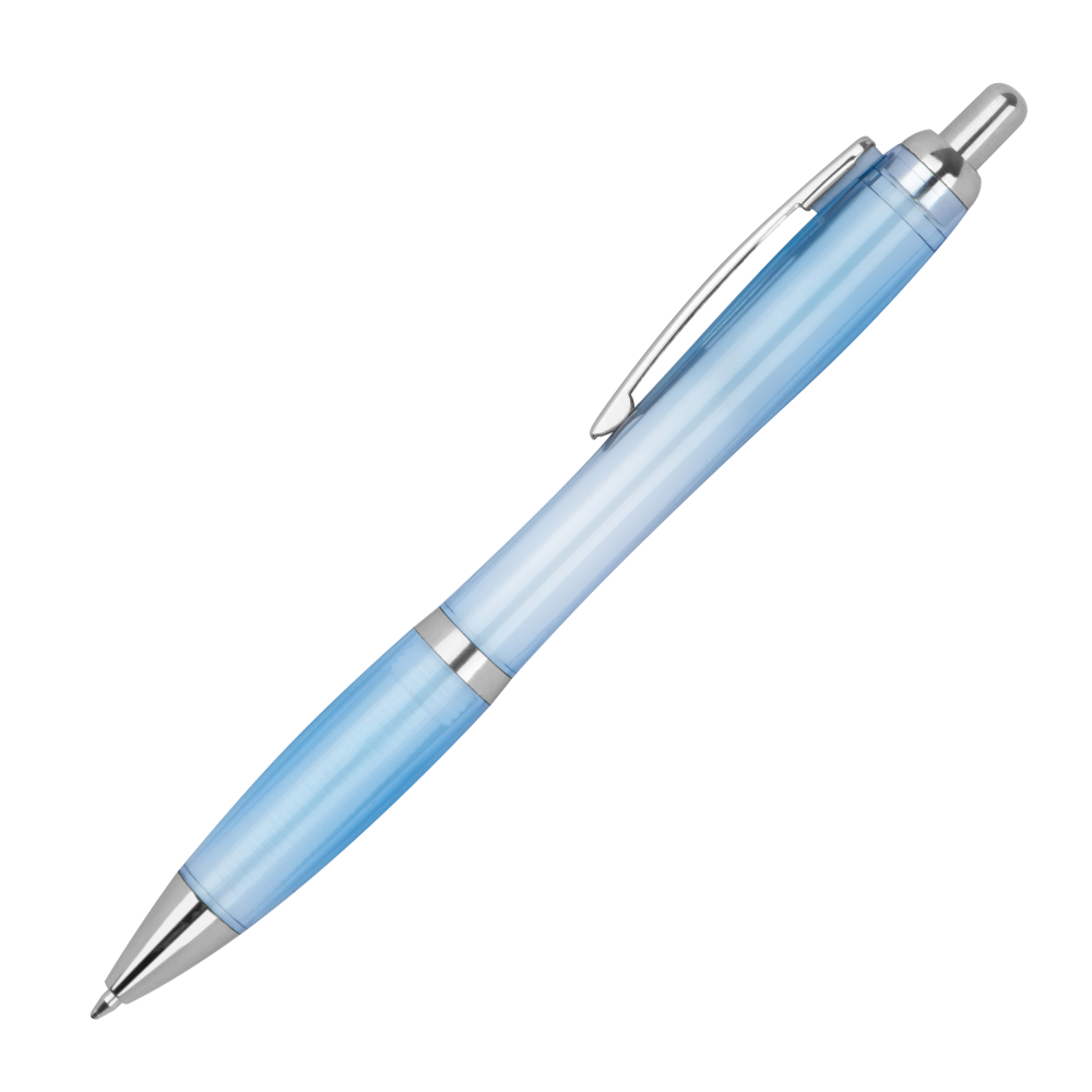 Eco Translucent Silver Pen - Rosehearty