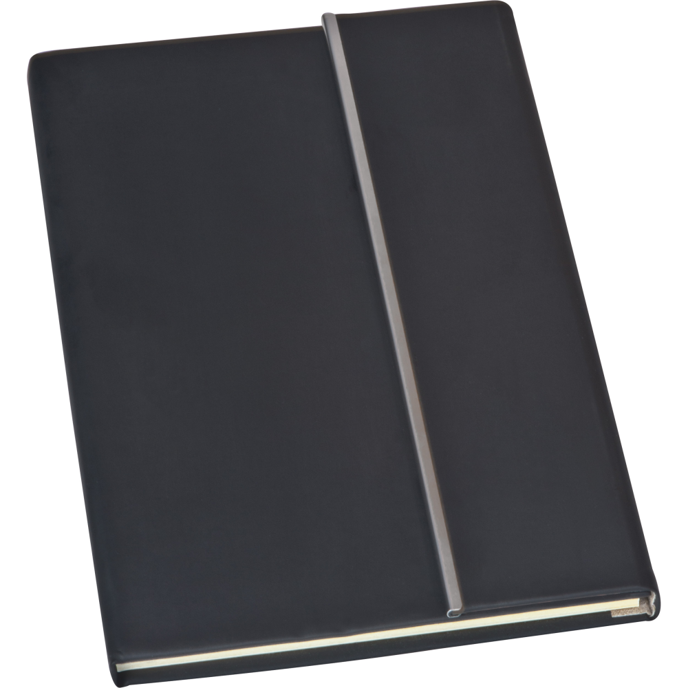 A5 notebook with a rubberized metal stripe - Altcar