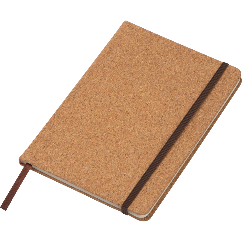 Notebook with cork cover and logo - Disley