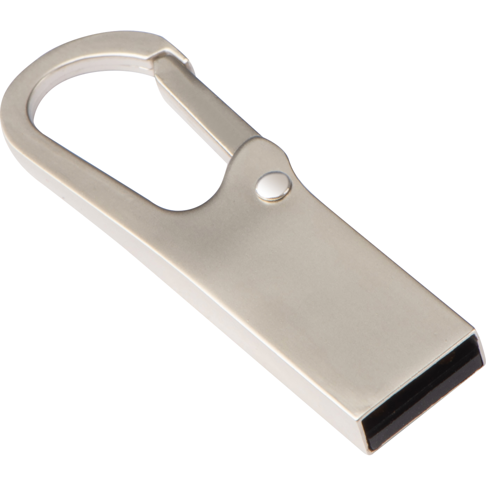 Memoria USB de metal con un diseño grabado - Uncastillo