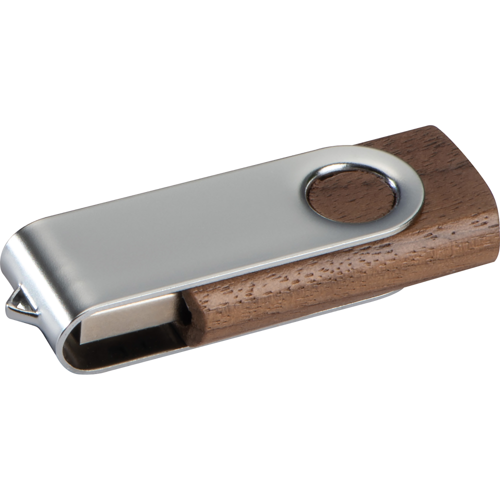 Dunkler Holz Walnuss USB Stick - Oberammergau