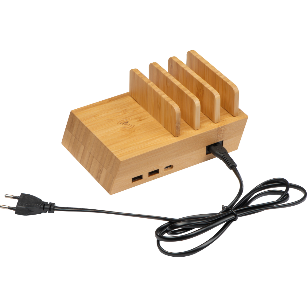 Bamboo Engraved Charging Hub - Ashby-de-la-Zouch - Uppingham