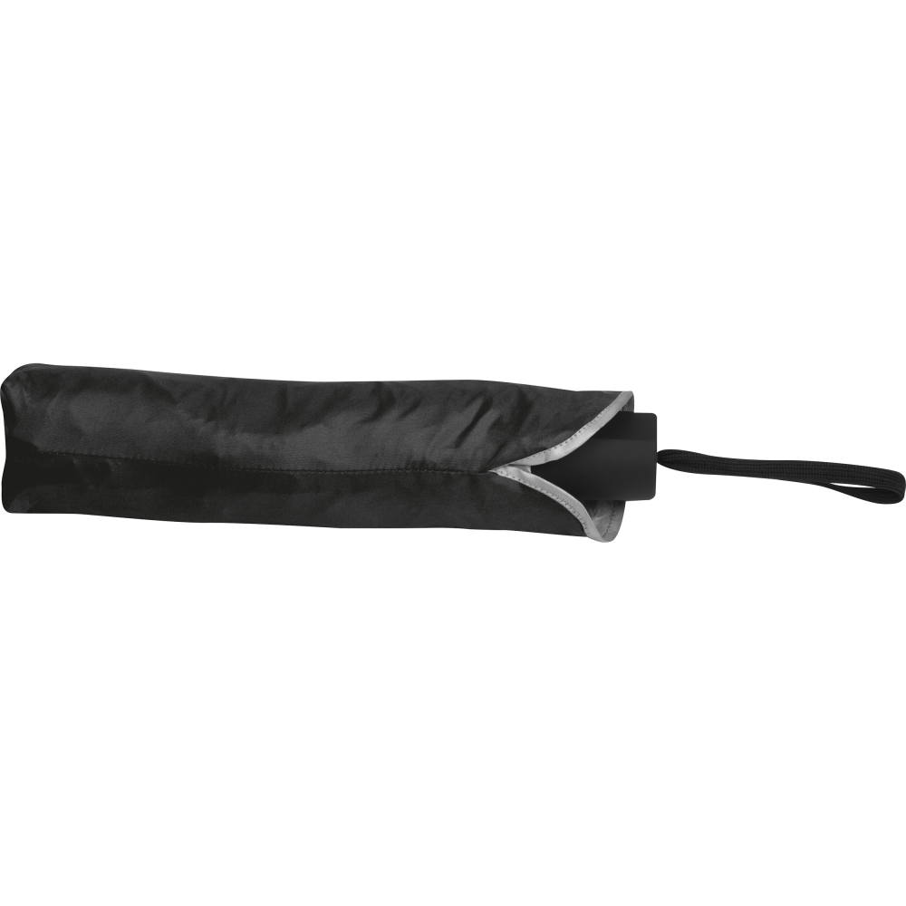 Aberford umbrella made of Pongee material, featuring a printed logo - Fochabers