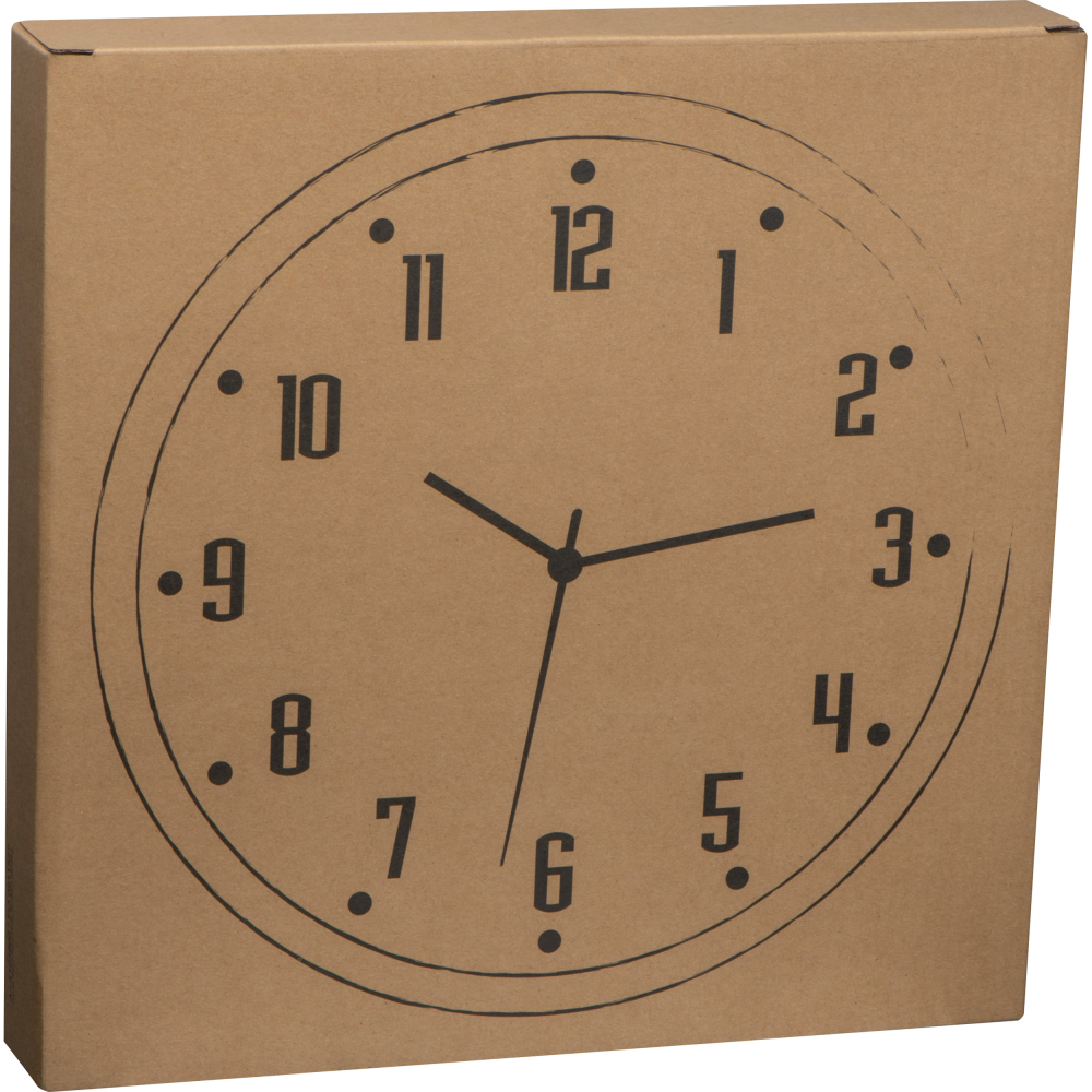 Wall clock with a logo print - Glossop