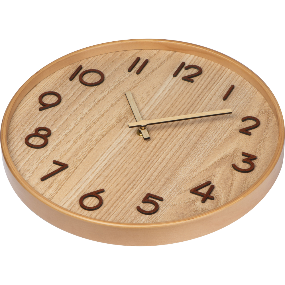 Reloj de pared de madera publicitado - Buckden - Nieva de Cameros