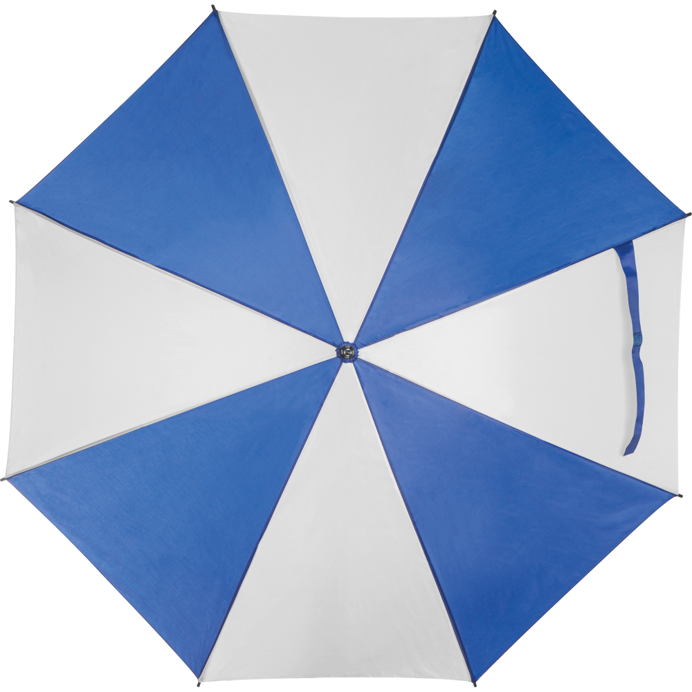 LogoPrint Two-Tone Automatic Walking-Stick Umbrella - Conwy