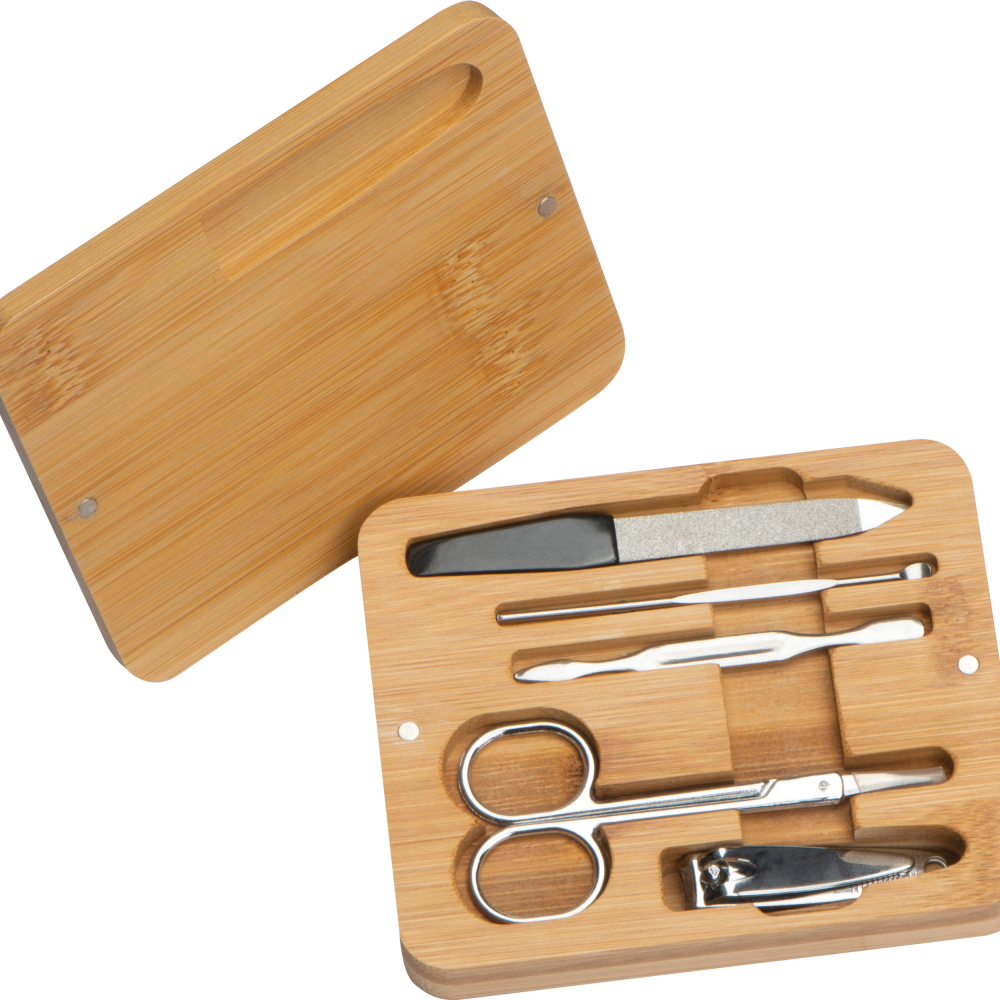 Bamboo Magnetic Manicure Set - Steeple Aston - Whitchurch