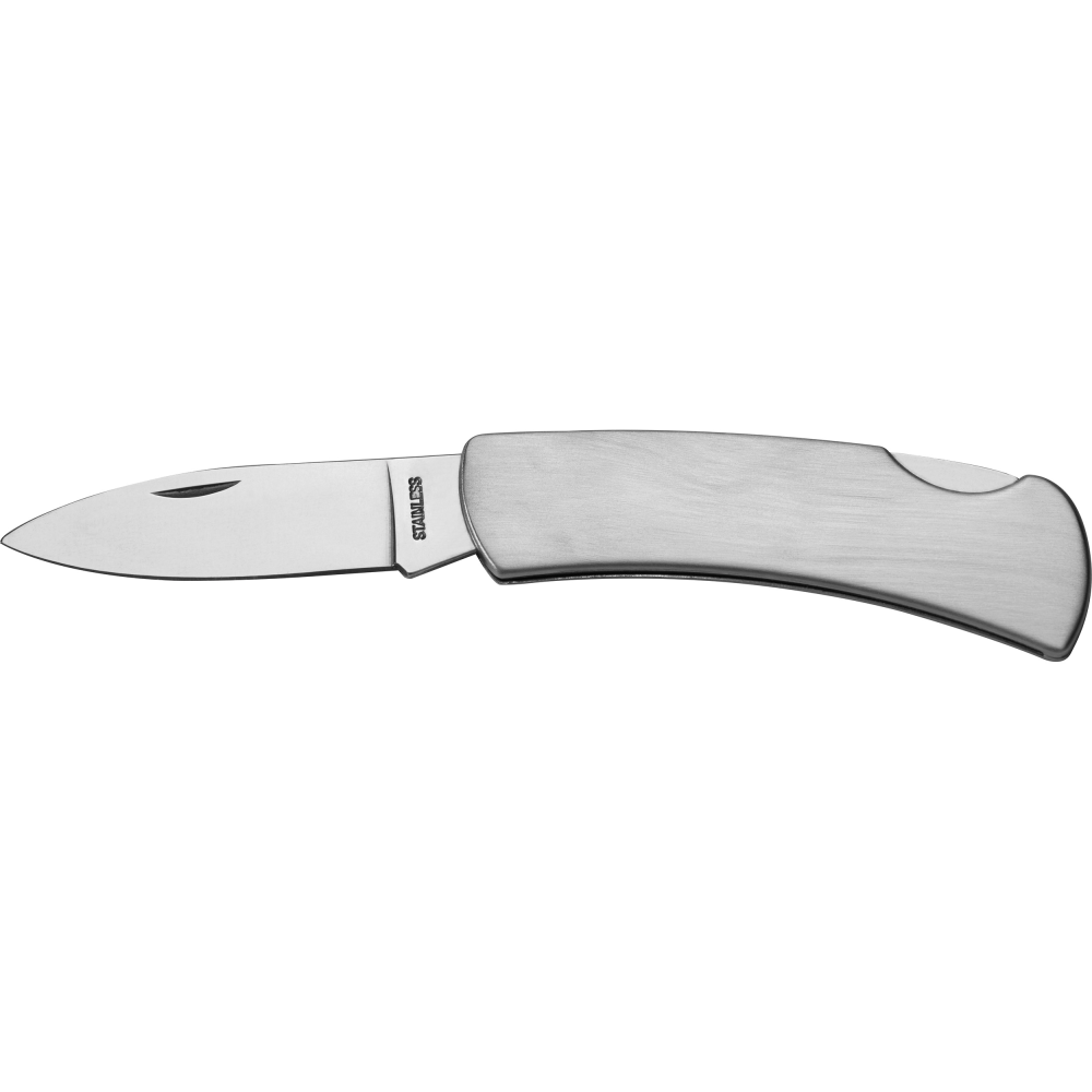 Couteau de poche en acier inoxydable gravé personnalisé - Saint-Étienne