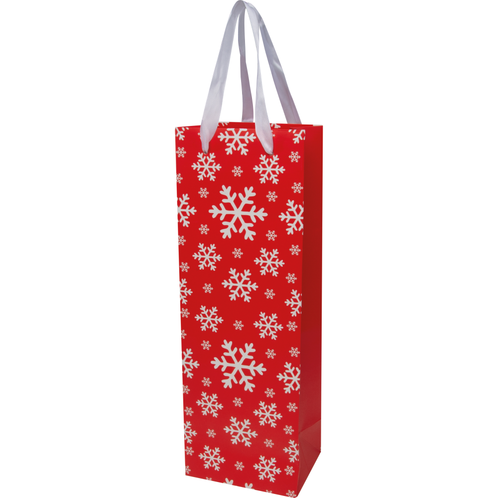 Snowflake Wine and Champagne Bottle Gift Bag - Winsford