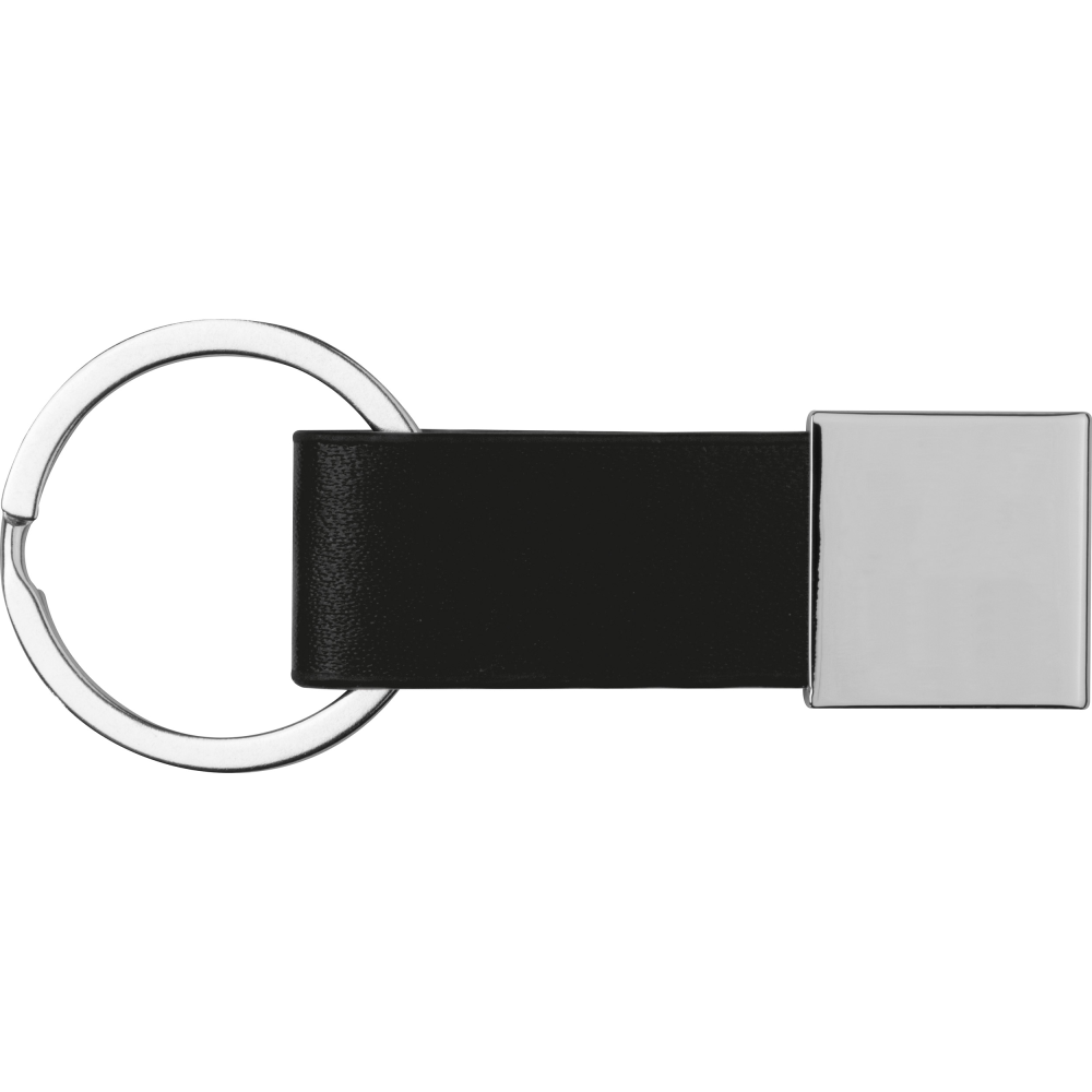 Coloured Leatherette Keychain - Aston Cantlow