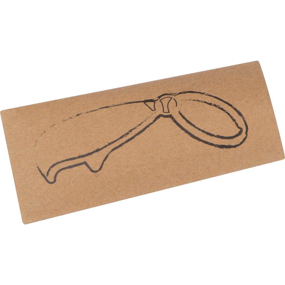 Metal keyring opener with engraving - Broughton - Sandwich