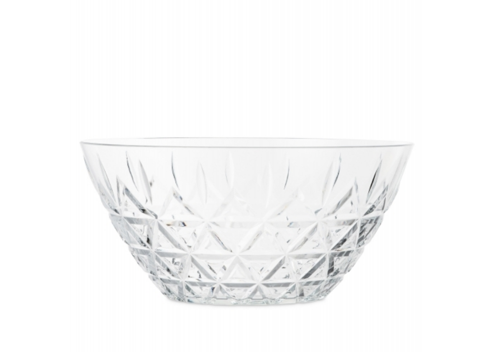 Crystal Clear Plastic Salad Bowl - Cranleigh - Ringwood
