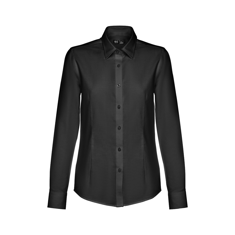Camisa Oxford de mezcla de algodón clásica para mujer - Broughton - Jávea