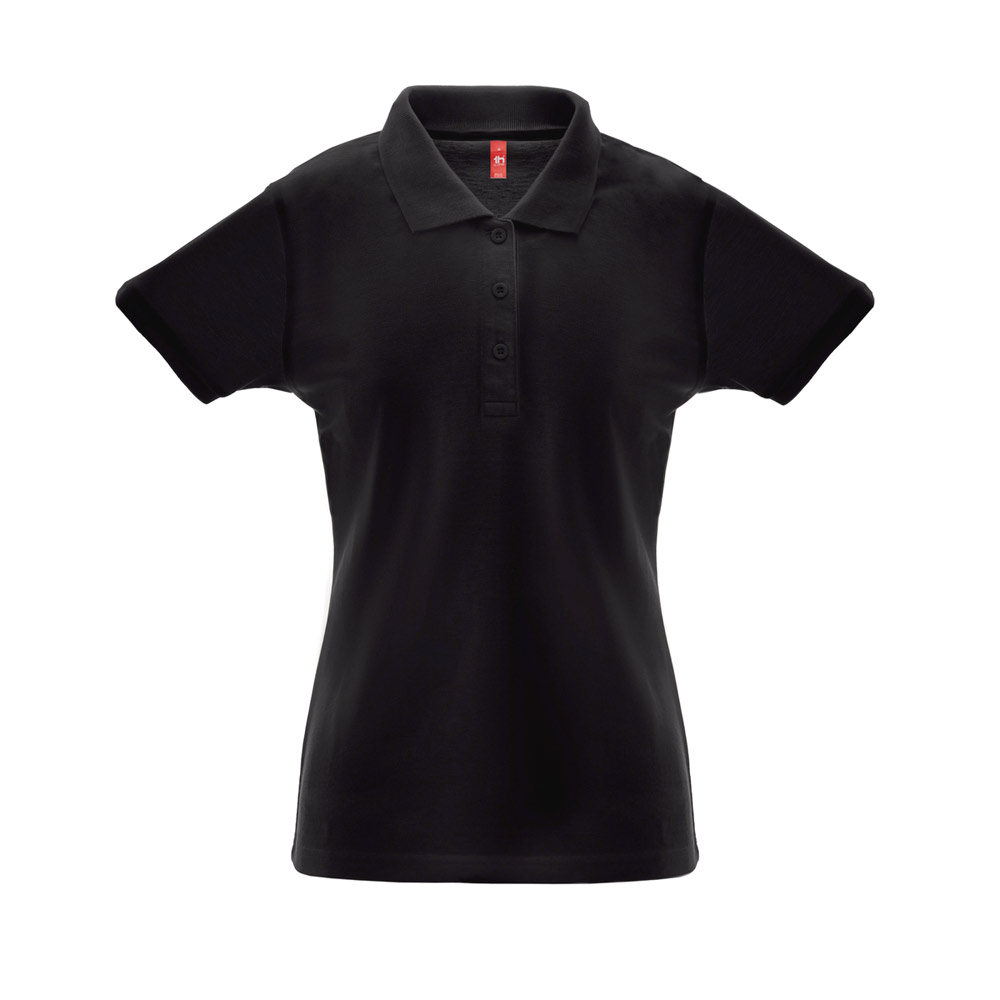 Women's piqué mesh polo shirt with adjustable waist - Woking