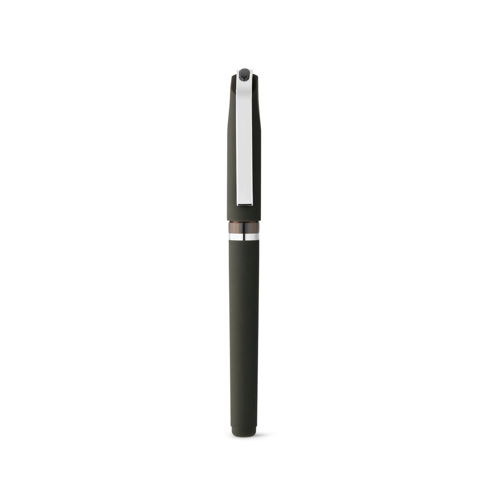 A pen composed of a rubber layer and a gel ballpoint - Borwick