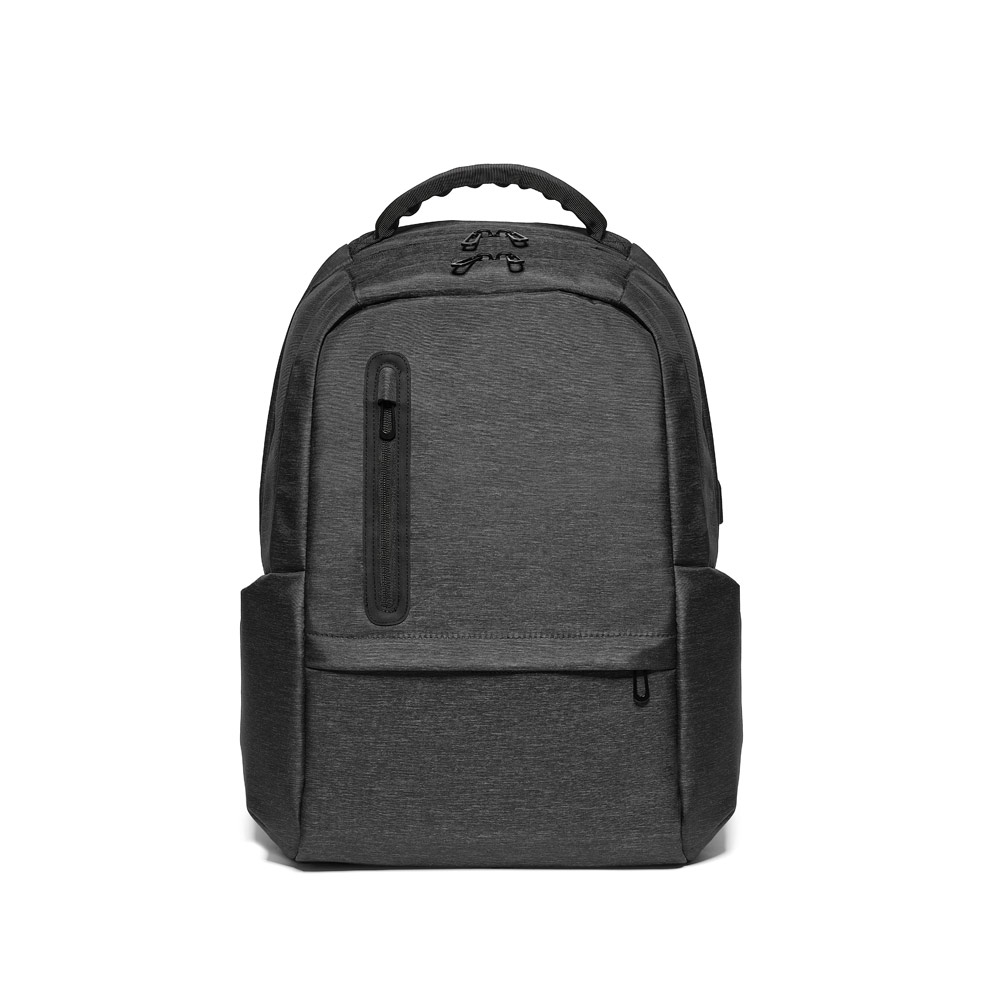 Beckington is a waterproof laptop backpack crafted from two-tone nylon. - Kirkby Mallory