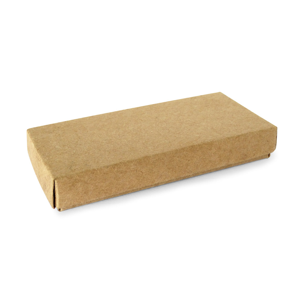 A business card holder that is made of cork and features a side compartment. - Pudsey