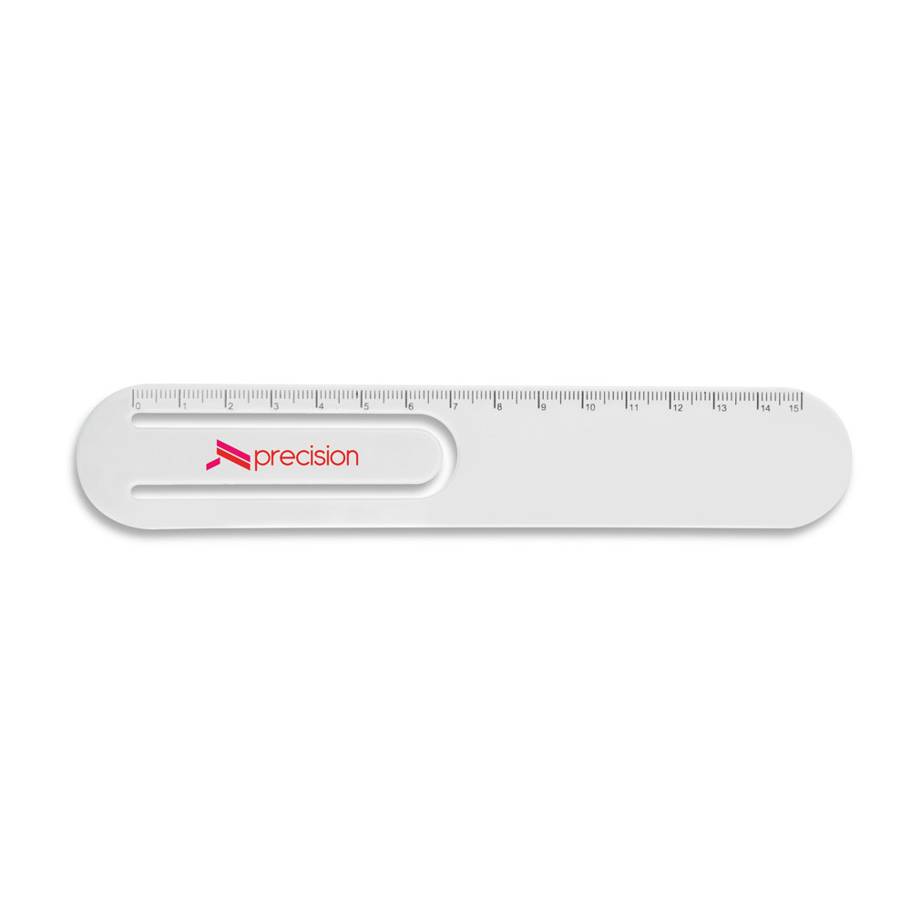15 cm Printed Ruler with Rounded Corners and Clip - Barnet - Colnbrook