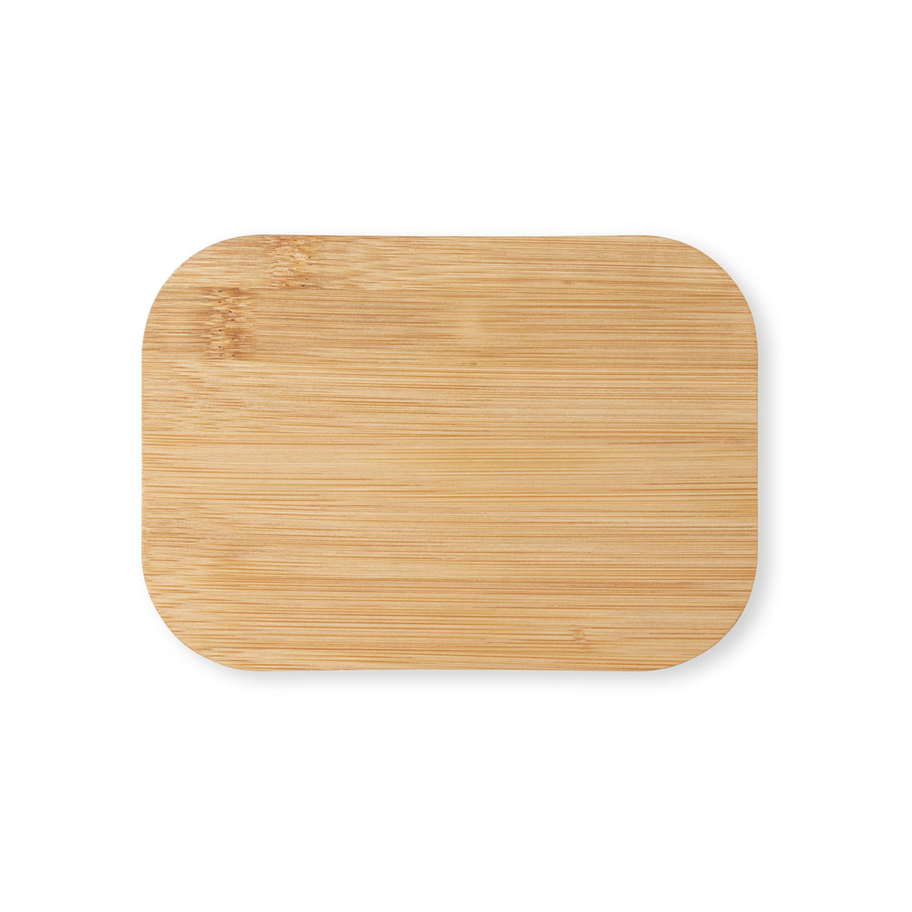 Caja de Almuerzo de Acero Inoxidable con diseño de Bambú - Warley - Lécera