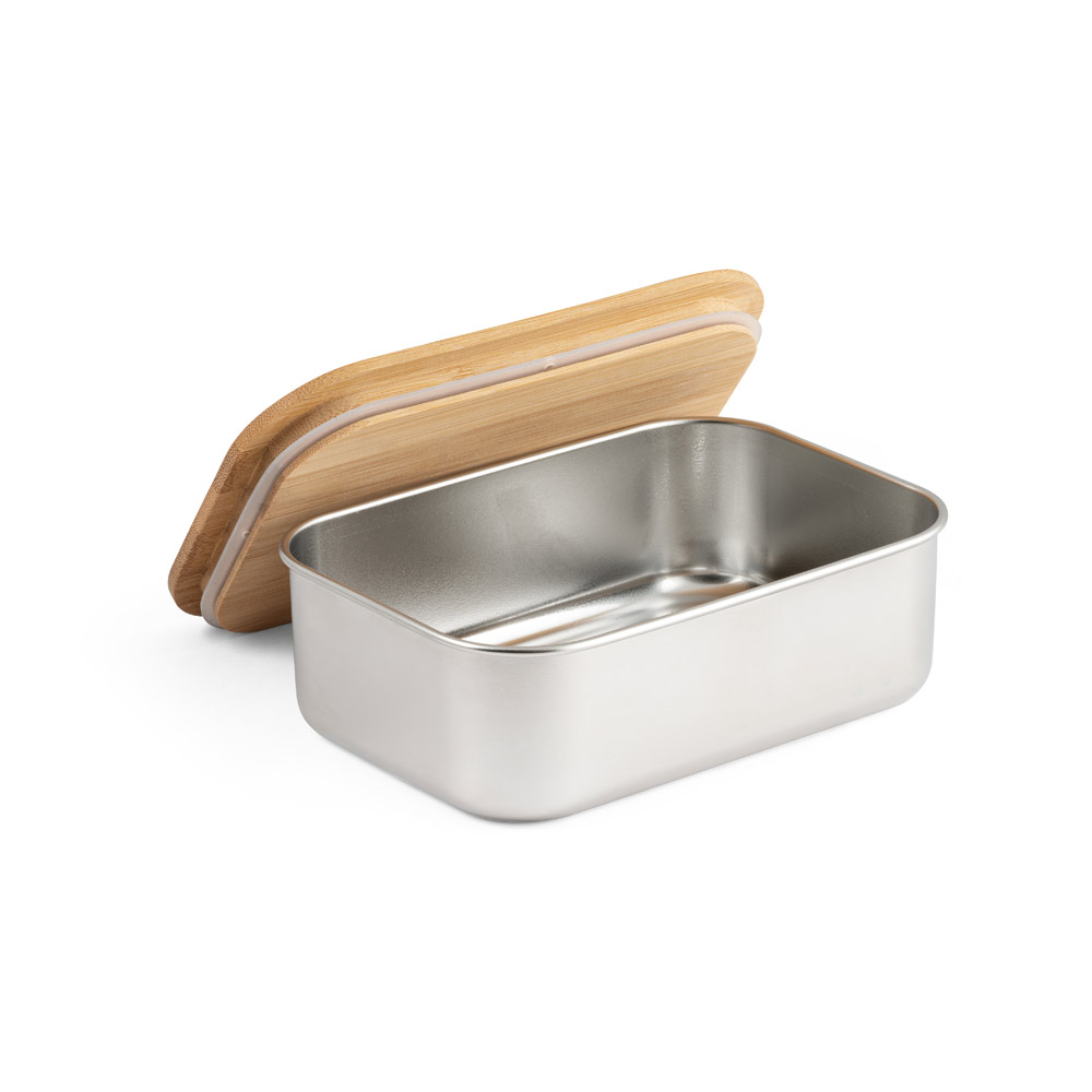 Warley Bamboo Lunch Box made of Stainless Steel - Alvechurch