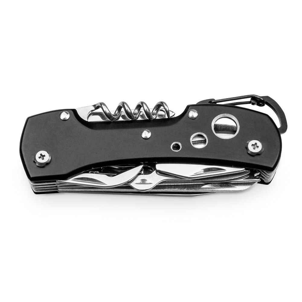 Couteau de poche en acier inoxydable 12-en-1 - La Ferté-Alais