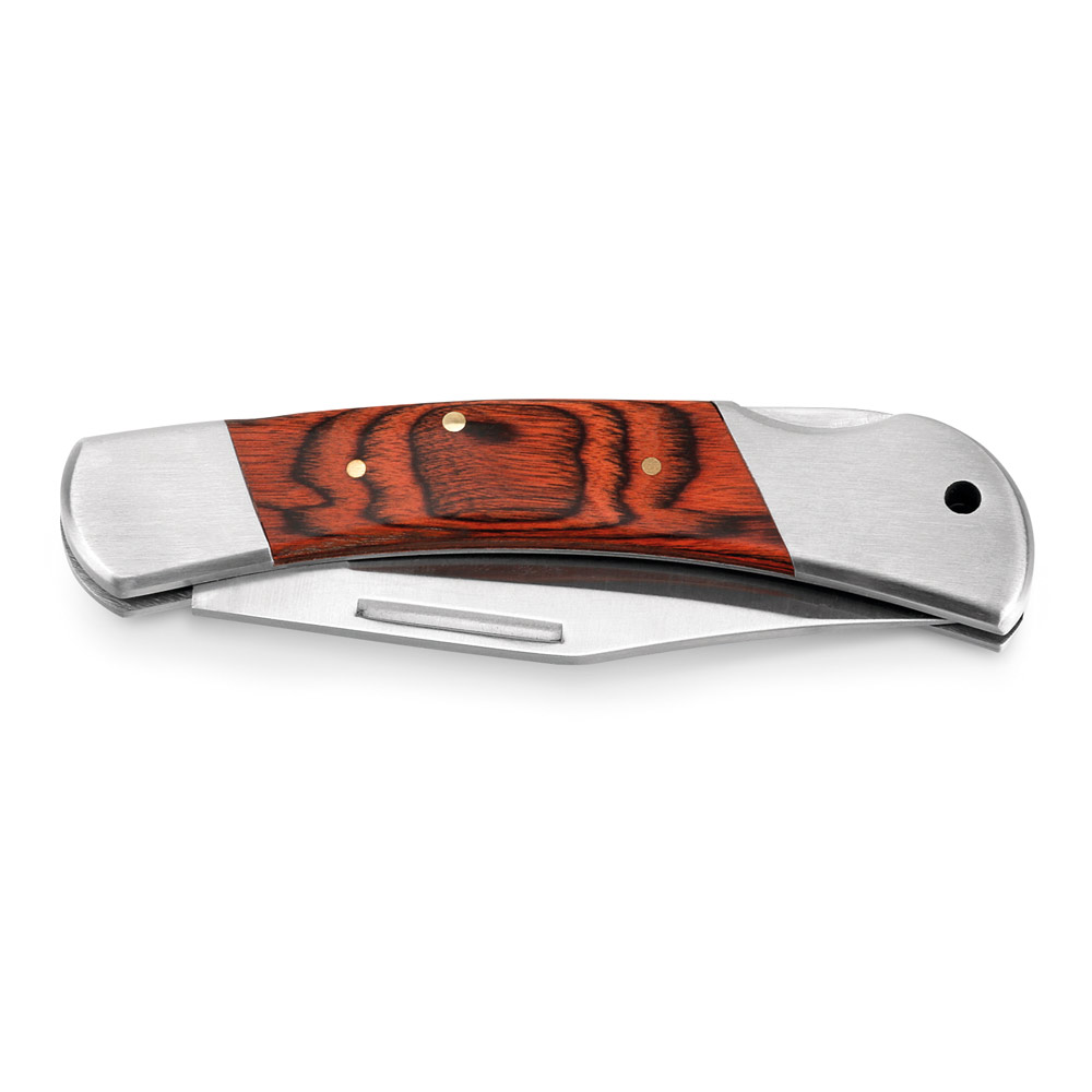 Couteau de poche en acier inoxydable avec verrou de sécurité - 