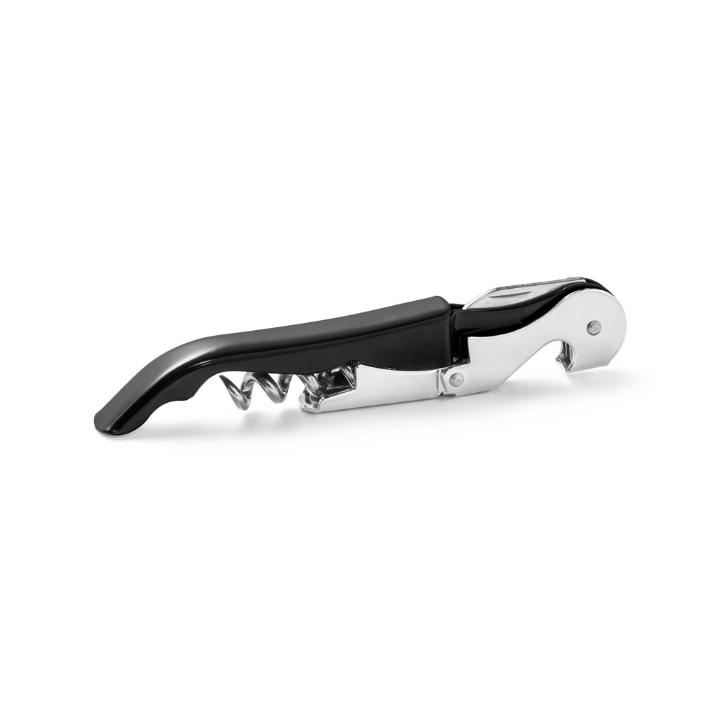 The Compact Corkscrew from Abbotsbury is designed for sommeliers. This small tool fits easily in pockets and bags, making it a great choice for professionals who need to be able to open wine bottles at a moment's notice. - Peterhead