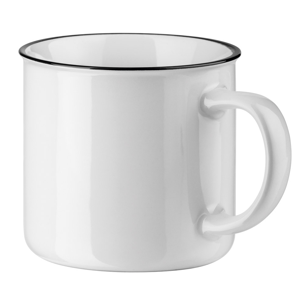 VERNON WHITE 360mL Ceramic Mug - Cygnet - Hemel Hempstead