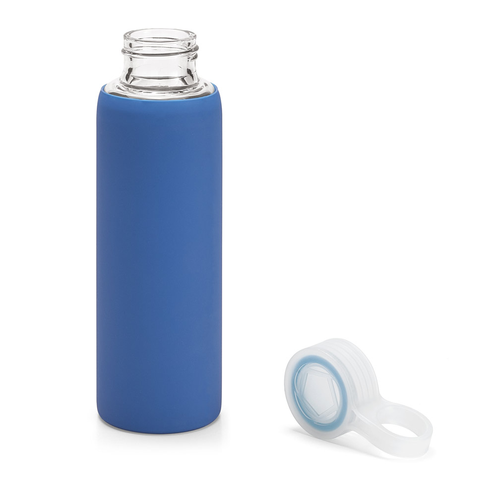 Bottiglia in vetro borosilicato con protezione in silicone - Bovino