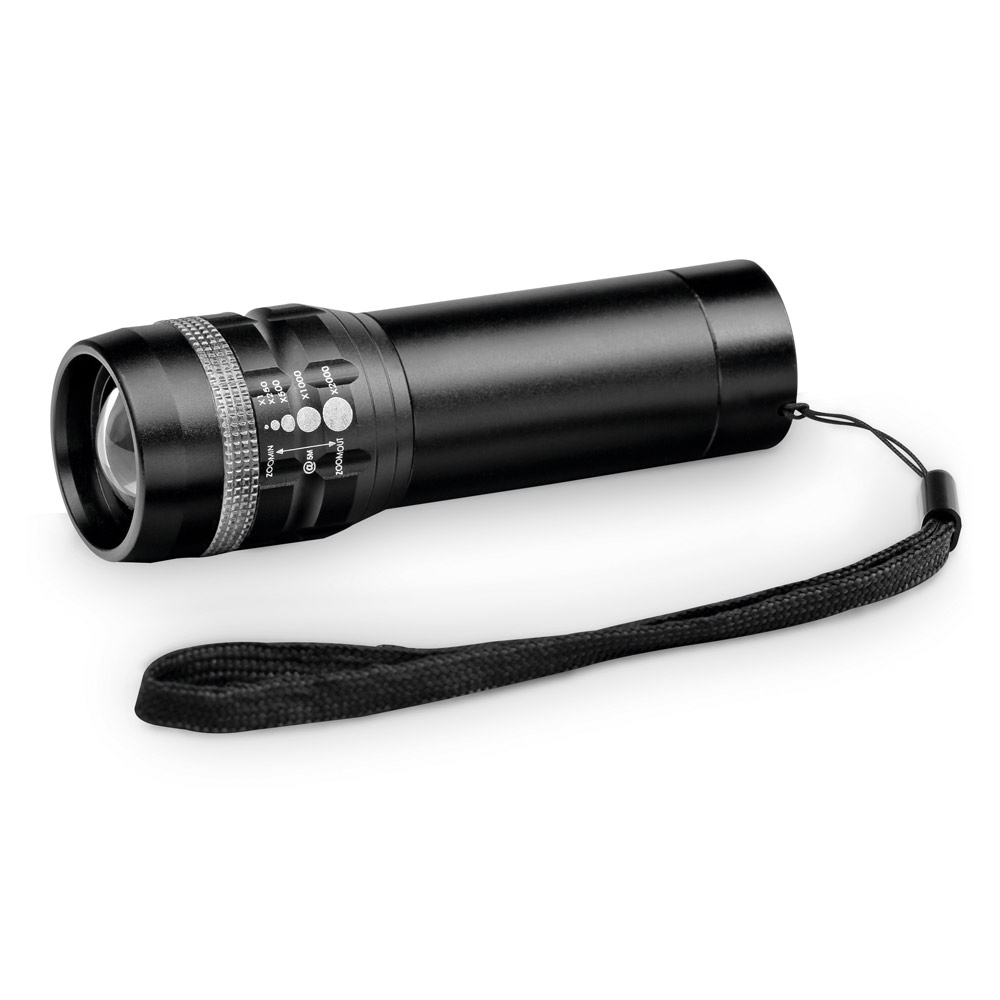 Zoomable Aluminum Flashlight with 3 Light Settings - Datchet - Marsden
