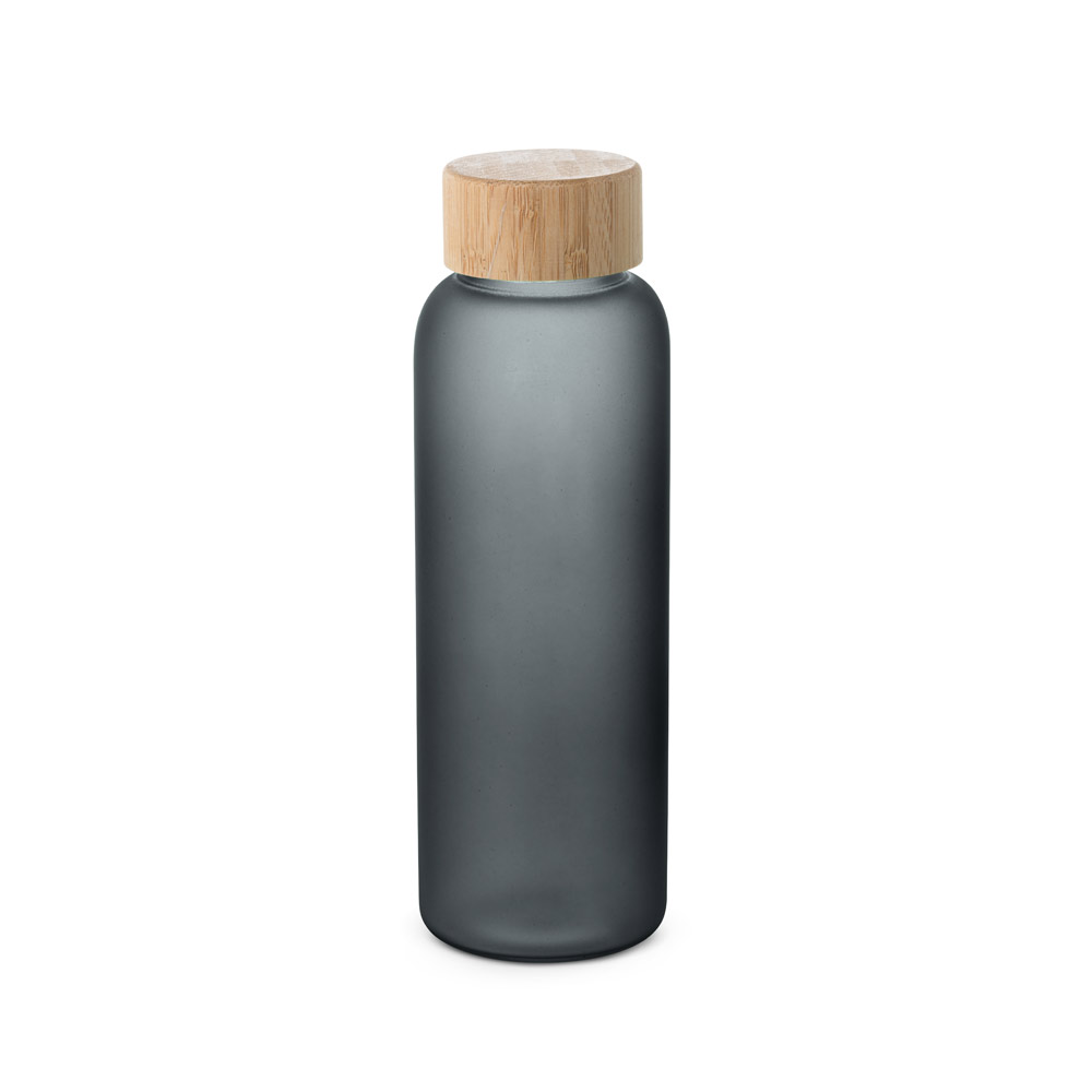 Frosted Glass Bamboo Bottle - - West Derby
