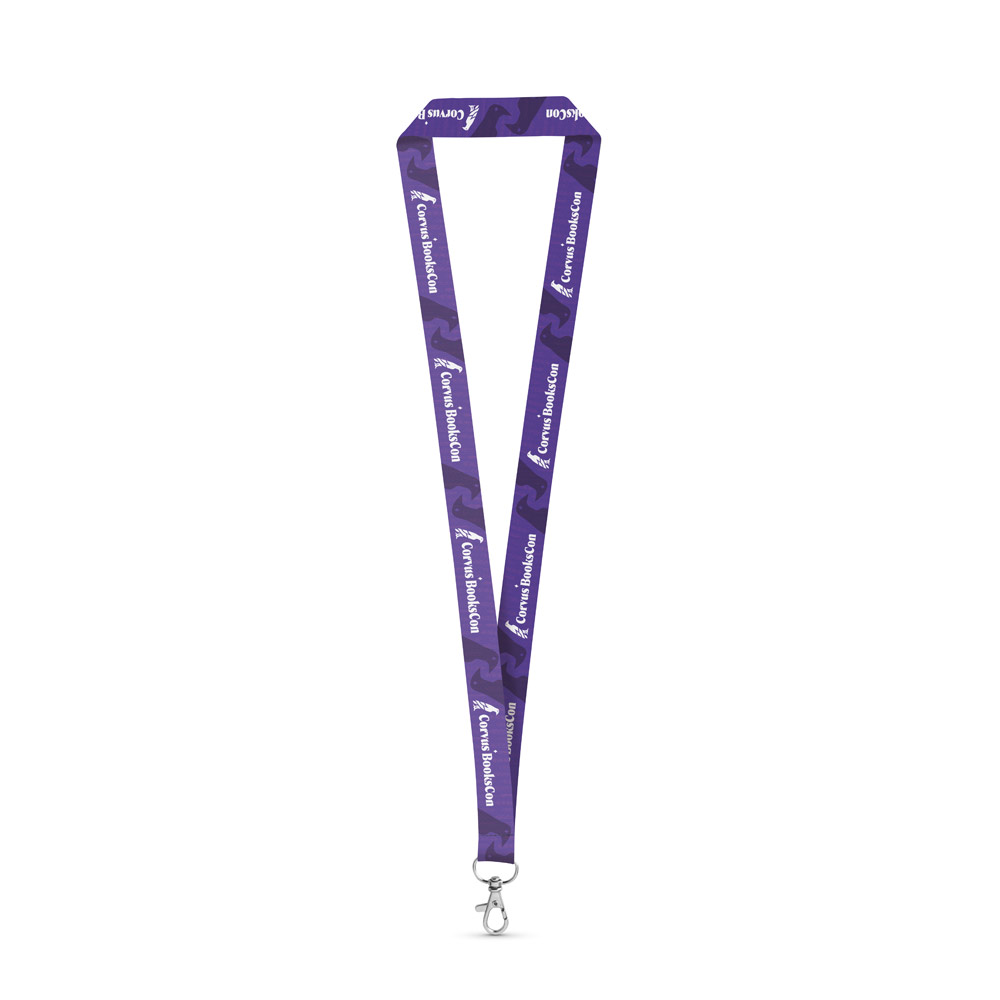 Double-Sided Sublimation Lanyard with Carabiner - Little Wenlock - Johnson Fold