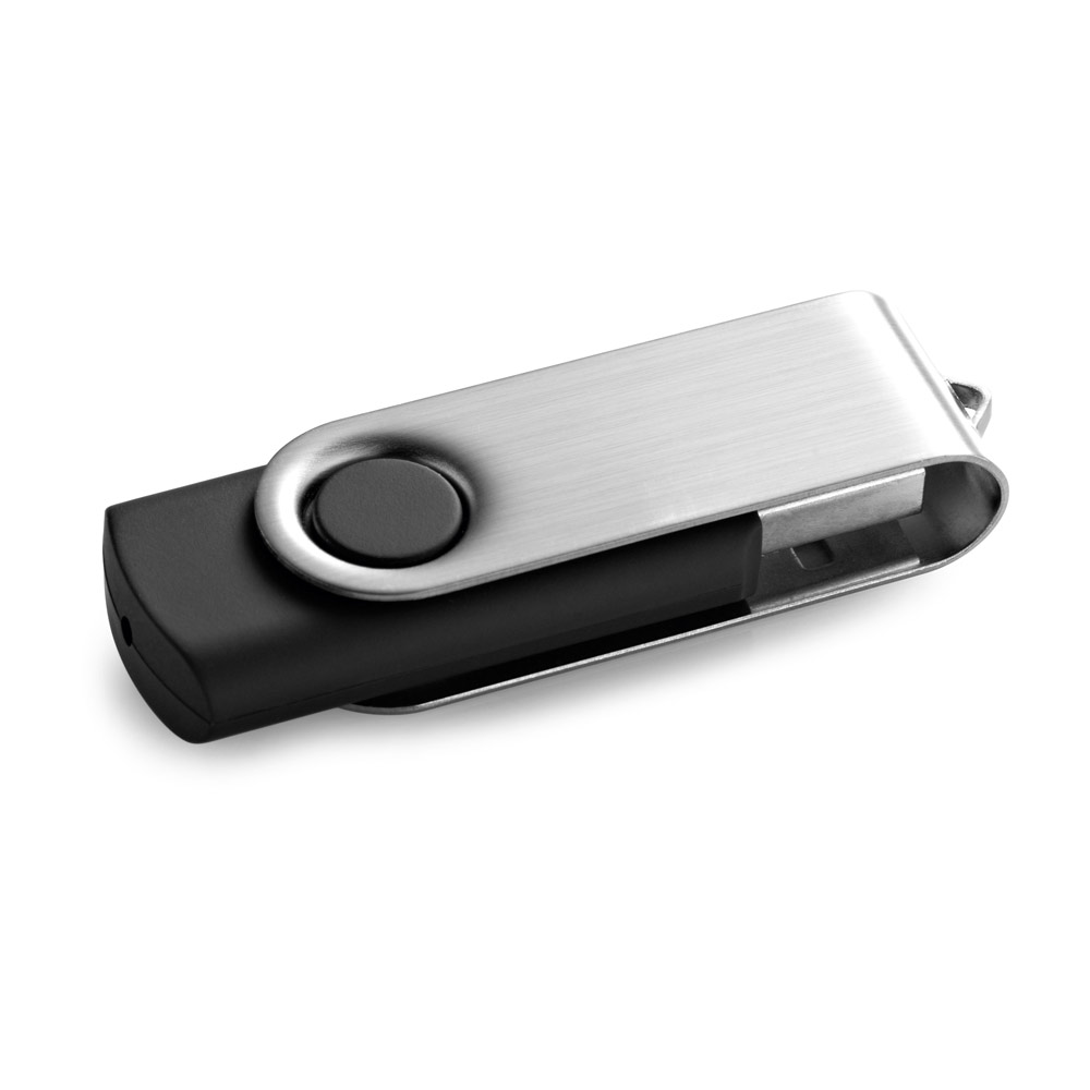Clé USB avec clip métallique caoutchouté - Capestang
